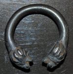 Roman silver penannular ring buckle