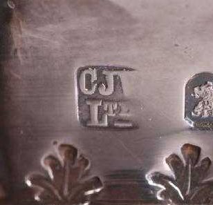 C J Vander Ltd Silver Makers Mark circa 1937