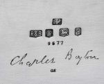 Charles Boyton III silver makers mark