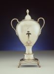 ea urn, sterling silver and bone, engraved with the Maisey and Baggs families’ coat of arms
