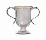 A GEORGE III SILVER TWO-HANDLED CUP MARK OF CHARLES HOUGHAM, LONDON, 1783
