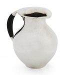 GEORG JENSEN: A Danish silver pitcher design 385A, 1933 - 1944 period mark, designed by Johan Rohde in 1923