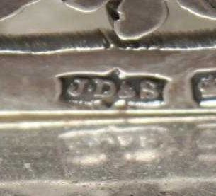 James Dixon Silver Makers Mark circa 1905