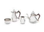 A four-piece silver tea service by Mappin & Webb, London 1927