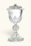 A German silver covered chalice, Friedrich Wilhem Wilkens, Bremen, circa 1830