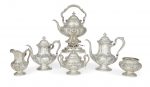 An American sterling silver six-piece tea and coffee service by Reed & Barton, Taunton, MA, 20th century