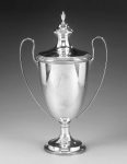 A silver two-handled urn shape cup and cover, by Robert Pringle