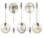 Set of Twelve George V Silver Apostle Spoons