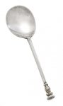 James I Sterling Silver Seal Top Spoon