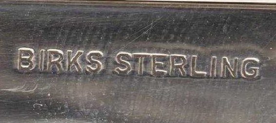 Birks silver makers mark