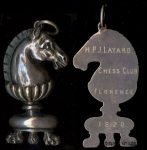 Silver Pendant Chess Knight / Horse