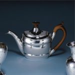 An Irish silver bachelor's teapot, Daniel Eagan, Dublin, 1801