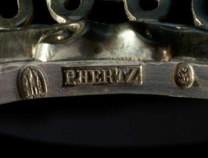 Peter Hertz Danish Silver Makers Mark