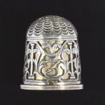 A German silver and silver-gilt thimble