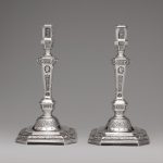 Pair of candlesticks Maker: Jacques Demé (master in 1656)