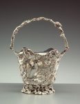 Sterling silver basket Made by Walsh & Sons in Melbourne, Victoria, Australia, 1859-1865.