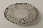 Chinese antique silver platter
