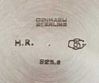 Holger Rasmussen Danish Silver Makers Mark