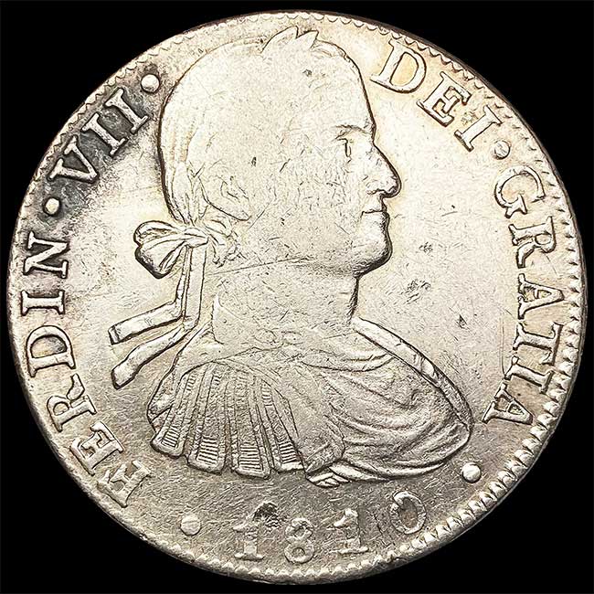 Silver reales 1810