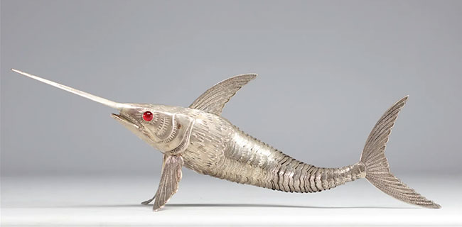 Spanish silver swordfish